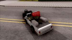 Caddy from GTA 5 DLC GunRunning для GTA San Andreas вид сзади