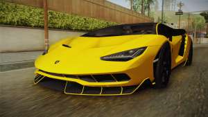 Lamborghini Centenario LP770-4 v1 для GTA San Andreas передняя часть