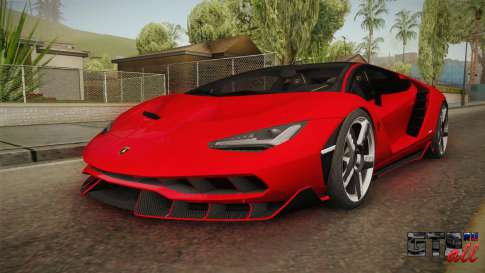 Lamborghini Centenario LP770-4 v2 для GTA San Andreas вид спереди