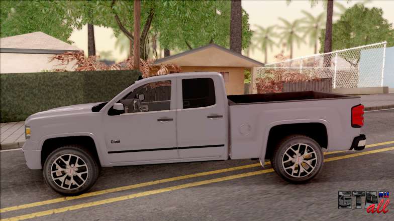 GMC Sierra 2014 для GTA San Andreas вид сбоку