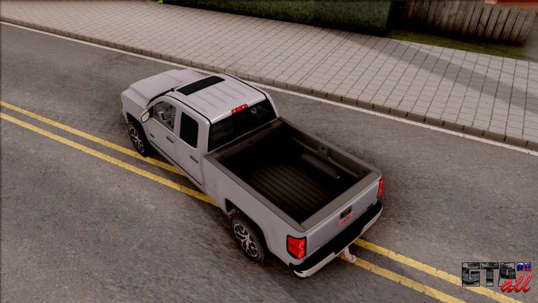 GMC Sierra 2014 для GTA San Andreas вид сверху