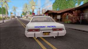 Dodge Monaco Montana Highway Patrol для GTA San Andreas вид сзади