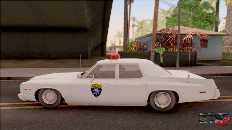 Dodge Monaco Montana Highway Patrol v2 для GTA San Andreas вид сбоку