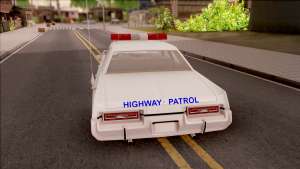 Dodge Monaco Montana Highway Patrol v2 для GTA San Andreas вид сзади