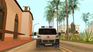 Fiat Ducato Ambulance для GTA San Andreas экстерьер