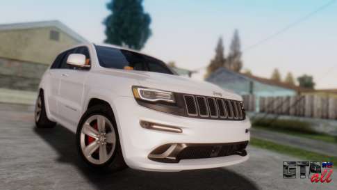 Jeep Grand Cherokee SRT 8 для GTA San Andreas вид спереди