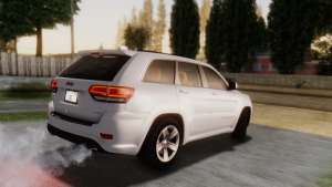 Jeep Grand Cherokee SRT 8 для GTA San Andreas вид сзади