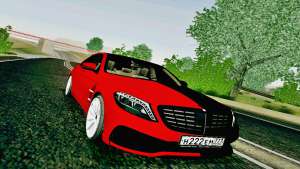 Mercedes-Benz W222 для GTA San Andreas передняя часть