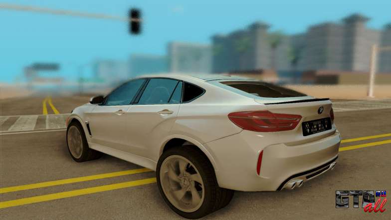 BMW X6M для GTA San Andreas вид сзади