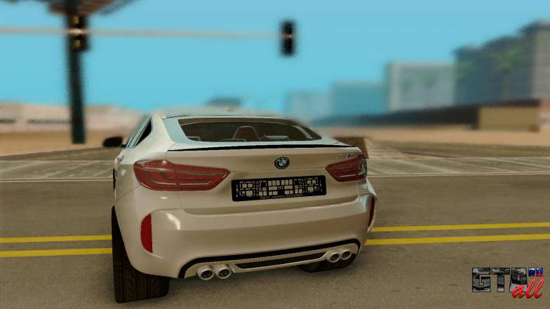 BMW X6M для GTA San Andreas задняя часть