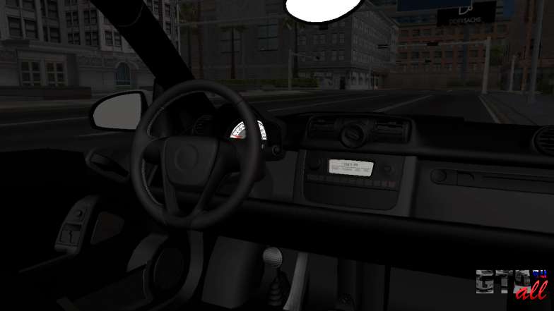 Smart ForTwo для GTA San Andreas салон