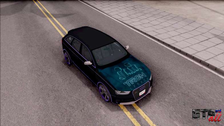 Audi RS4 Avant Edition Tron Legacy для GTA San Andreas общий вид