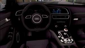 Audi RS4 Avant Edition Tron Legacy для GTA San Andreas салон