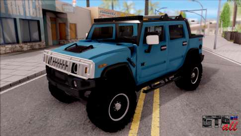 Hummer H2 Sut 4x4 для GTA San Andreas вид спереди