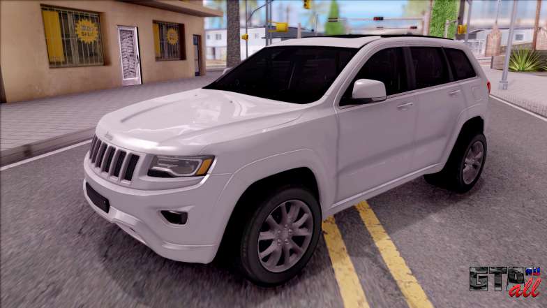 Jeep Grand Cherokee 2017 для GTA San Andreas вид спереди