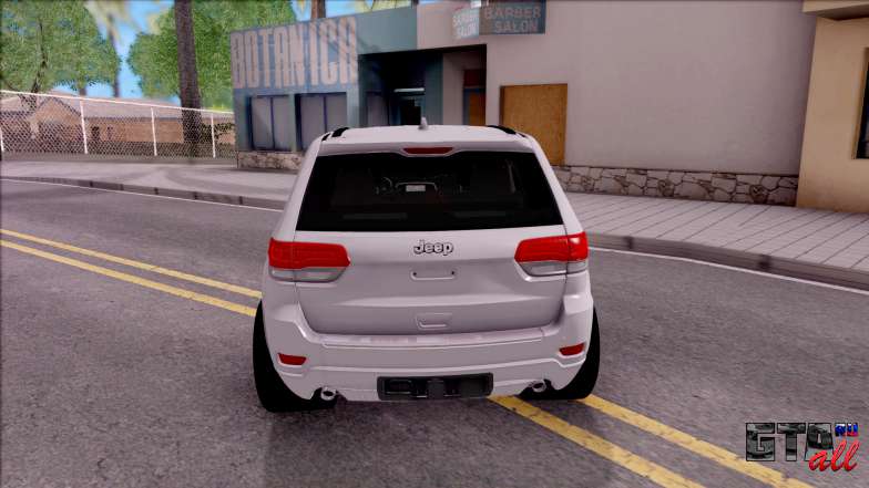 Jeep Grand Cherokee 2017 для GTA San Andreas вид сзади