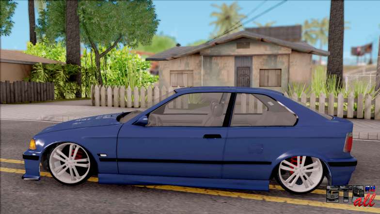 BMW M3 E36 Compact для GTA San Andreas вид сбоку