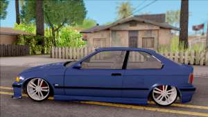 BMW M3 E36 Compact для GTA San Andreas вид сбоку