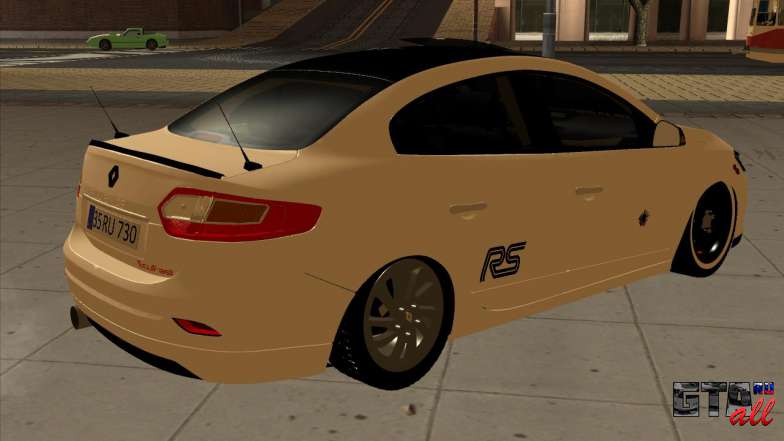 Renault Fluence для GTA San Andreas вид сбоку