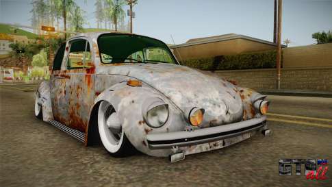 Volkswagen Beetle Rusty для GTA San Andreas вид спереди