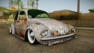 Volkswagen Beetle Rusty для GTA San Andreas вид спереди