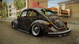 Volkswagen Beetle Rusty для GTA San Andreas задняя часть