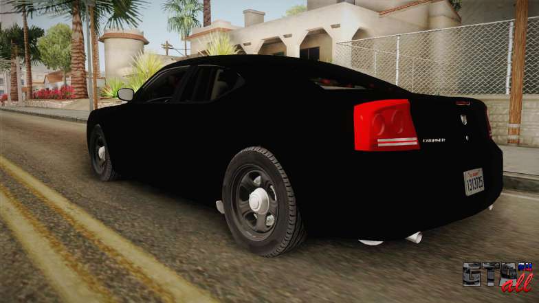 Dodge Charger 2010 Police для GTA San Andreas вид сзади