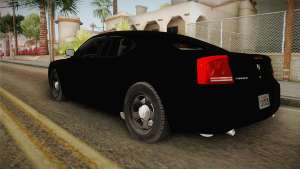 Dodge Charger 2010 Police для GTA San Andreas вид сзади