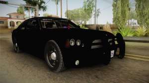 Dodge Charger 2010 Police для GTA San Andreas передняя часть