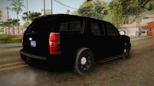 Chevrolet Tahoe 2013 Police для GTA San Andreas вид сзади