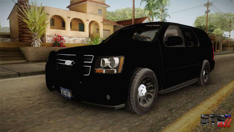 Chevrolet Tahoe 2013 Police для GTA San Andreas передняя часть