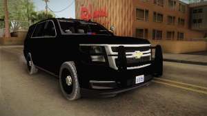 Chevrolet Tahoe 2015 Police для GTA San Andreas передняя часть