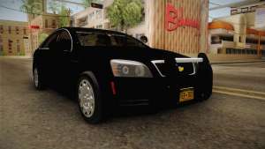 Chevrolet Caprice Police для GTA San Andreas вид спереди