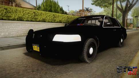 Ford Crown Victoria Police для GTA San Andreas вид спереди