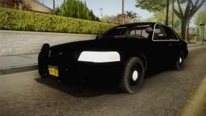 Ford Crown Victoria Police для GTA San Andreas вид спереди