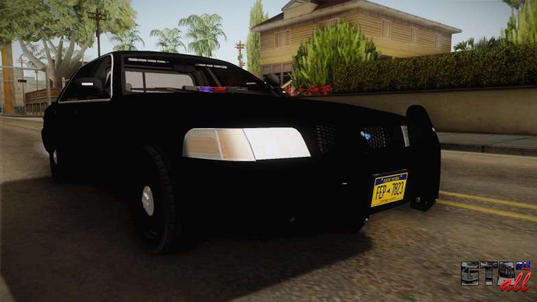 Ford Crown Victoria Police для GTA San Andreas передняя часть