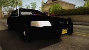 Ford Crown Victoria Police для GTA San Andreas передняя часть