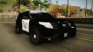 Ford Explorer CHP 2013 для GTA San Andreas вид спереди