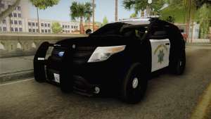 Ford Explorer CHP 2013 для GTA San Andreas передняя часть