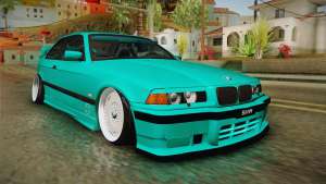 BMW E36 Stance для GTA San Andreas вид спереди