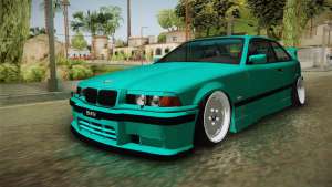 BMW E36 Stance для GTA San Andreas передняя часть