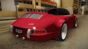 Porsche 911 RWB Speedster 1984 для GTA San Andreas задняя часть