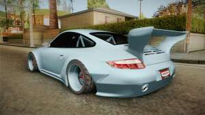 Porsche 997 Old &amp; New 2008 для GTA San Andreas вид сзади