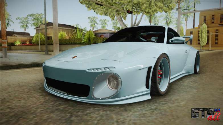 Porsche 997 Old &amp; New 2008 для GTA San Andreas передняя часть