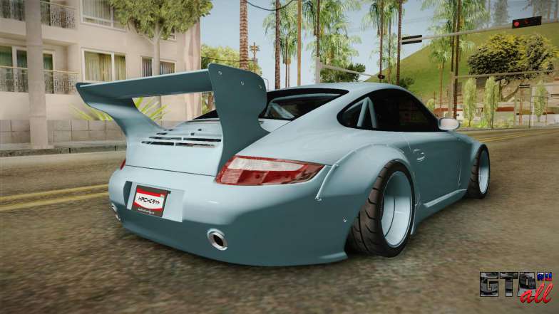 Porsche 997 Old &amp; New 2008 для GTA San Andreas задняя часть