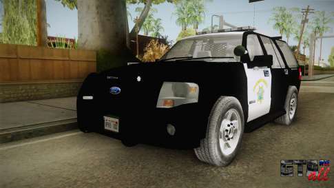 Ford Expedition CHP для GTA San Andreas вид спереди