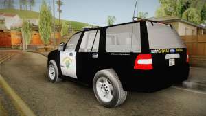 Ford Expedition CHP для GTA San Andreas вид сзади