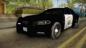 Dodge Charger CHP 2015 для GTA San Andreas вид спереди