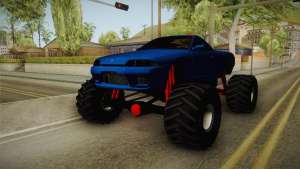 Nissan Skyline R32 Pickup Monster Truck для GTA San Andreas передняя часть