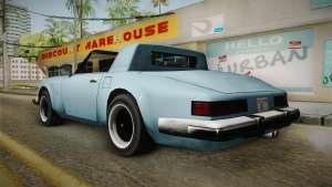 Comet Targa для GTA San Andreas вид сзади